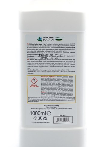 MioClean Konsantre Yüzey Temizleyici - Görsel 2