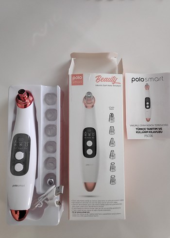 Polosmart Beyaz Vakumlu Siyah Nokta Temizleyici