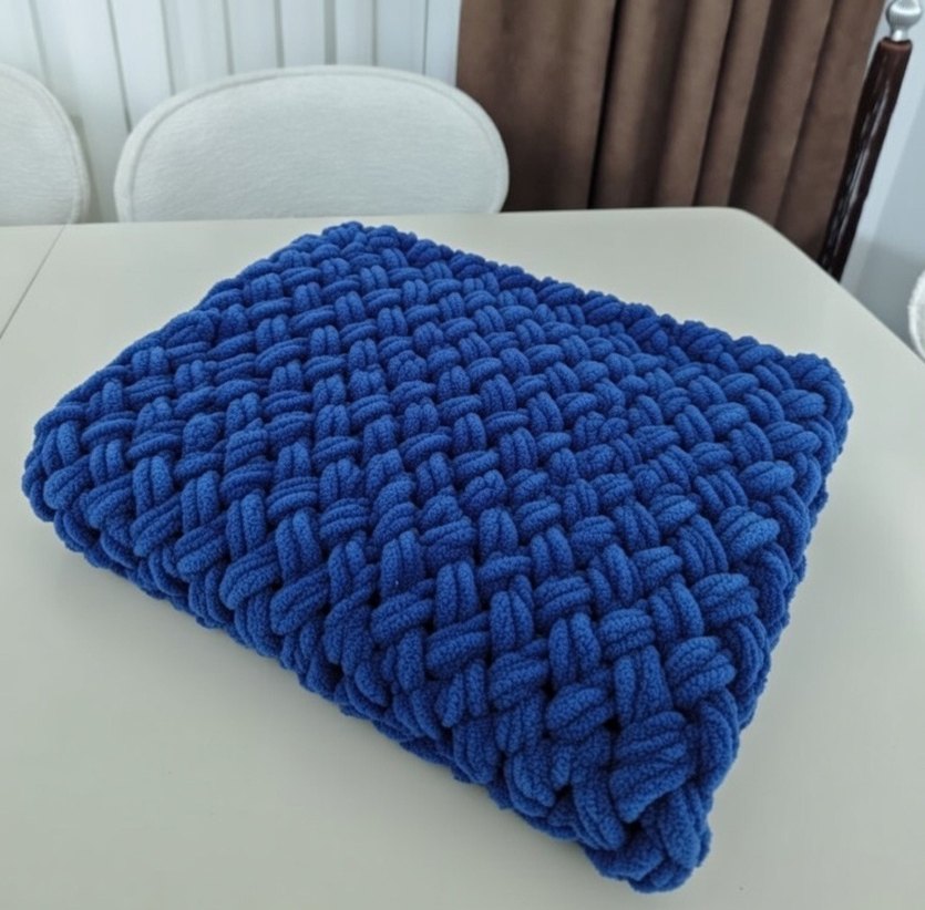 Saks Mavi Alize puffy Battaniye - Görsel 4