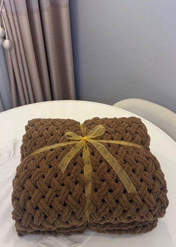 Mavi Örgü Çocuk Battaniyesi - Görsel 15