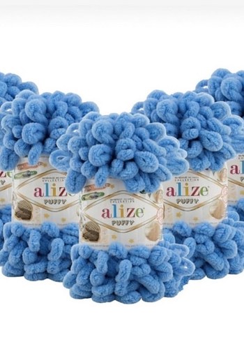 Kot Mavi Örgü Çocuk Battaniyesi - Görsel 4