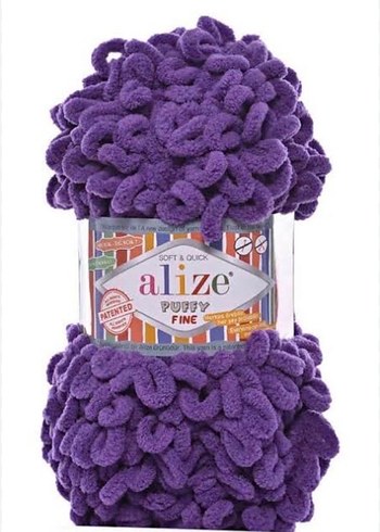 Mor Çocuk Battaniyesi puffy battaniye - Görsel 3