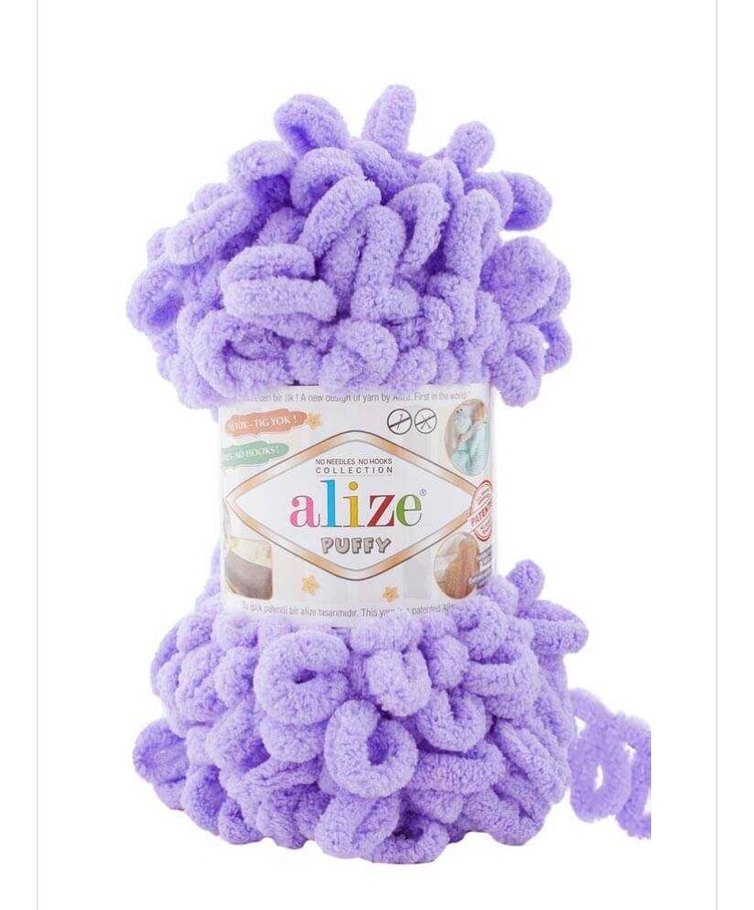 Lavanta Örgü Desensiz Bebek Battaniyesi - Görsel 3