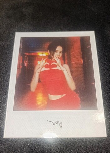 Jisoo Me Polaroid Albüm PC Blackpink BP Photocard