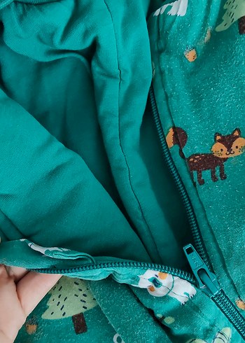 Renkli Baskılı Uzun Kollu Erkek Çocuk uyku Tulumu - Görsel 3