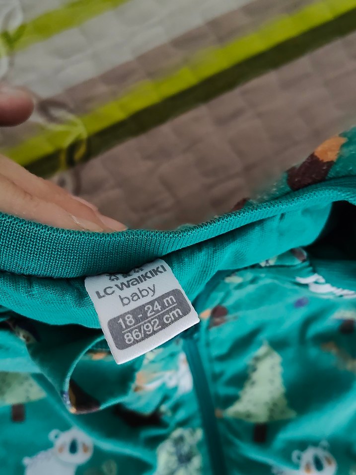 Renkli Baskılı Uzun Kollu Erkek Çocuk uyku Tulumu - Görsel 2