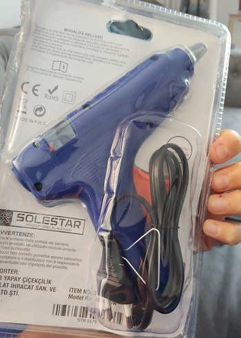 mavi renkli silikon tabancasi - Görsel 2