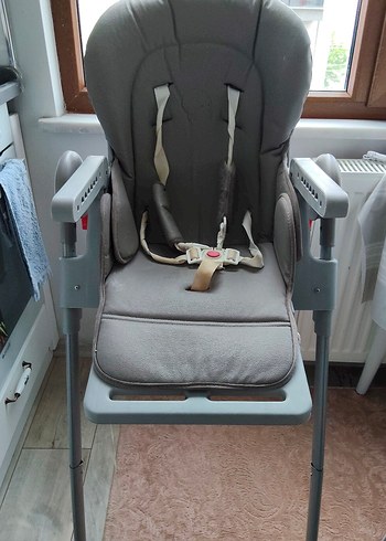 Gri Bebek Mama Sandalyesi - Görsel 6