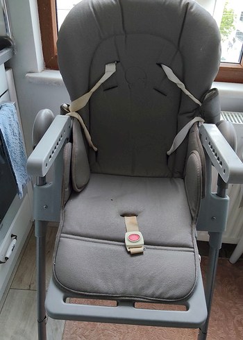 Gri Bebek Mama Sandalyesi - Görsel 8