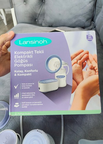 Lansinoh Kompakt Tekli Elektrikli Göğüs Pompası