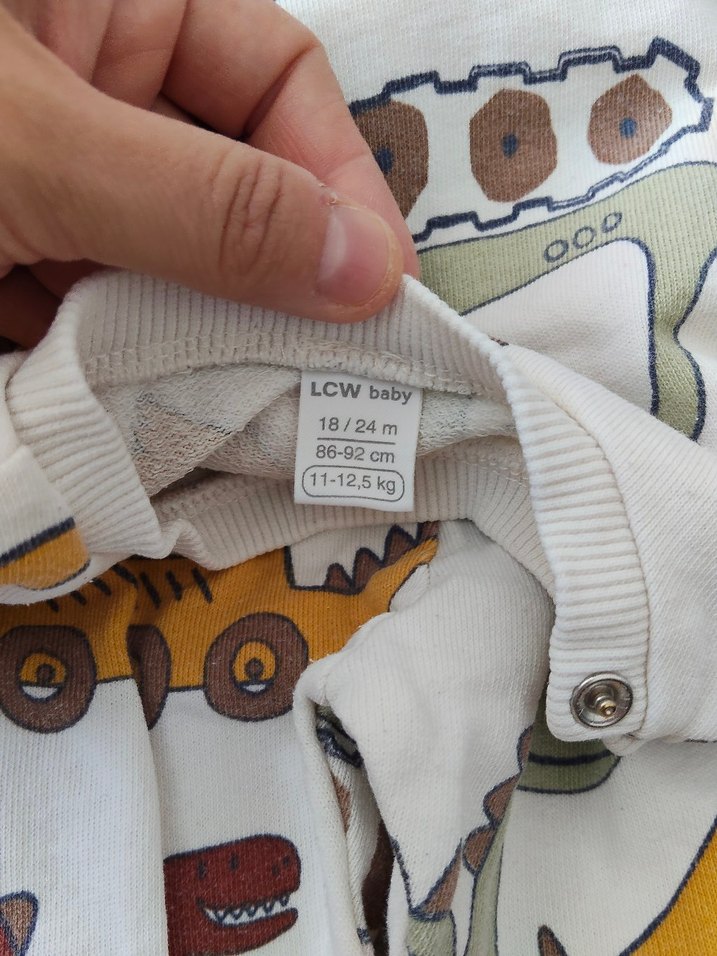 Erkek Çocuk Uzun Kollu Baskılı Fermuarlı Pijama - Görsel 2