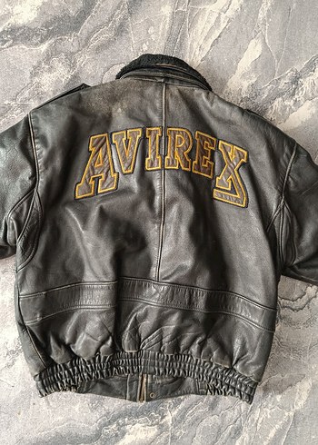Avirex Bomber Pilot Model Deri Mont - Görsel 5