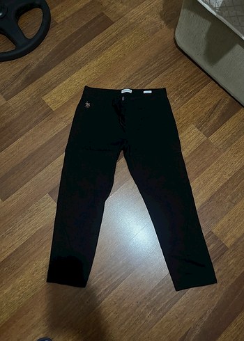 U.S Polo Assn. Vintage Us Polo Assn Siyah Regular Fit Erkek Pantolon 36