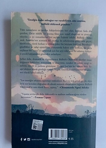  Bülbülü Öldürmek - Harper Lee 
