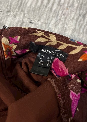 Bohem Çok Renkli Kısa Mini Etek - Görsel 2