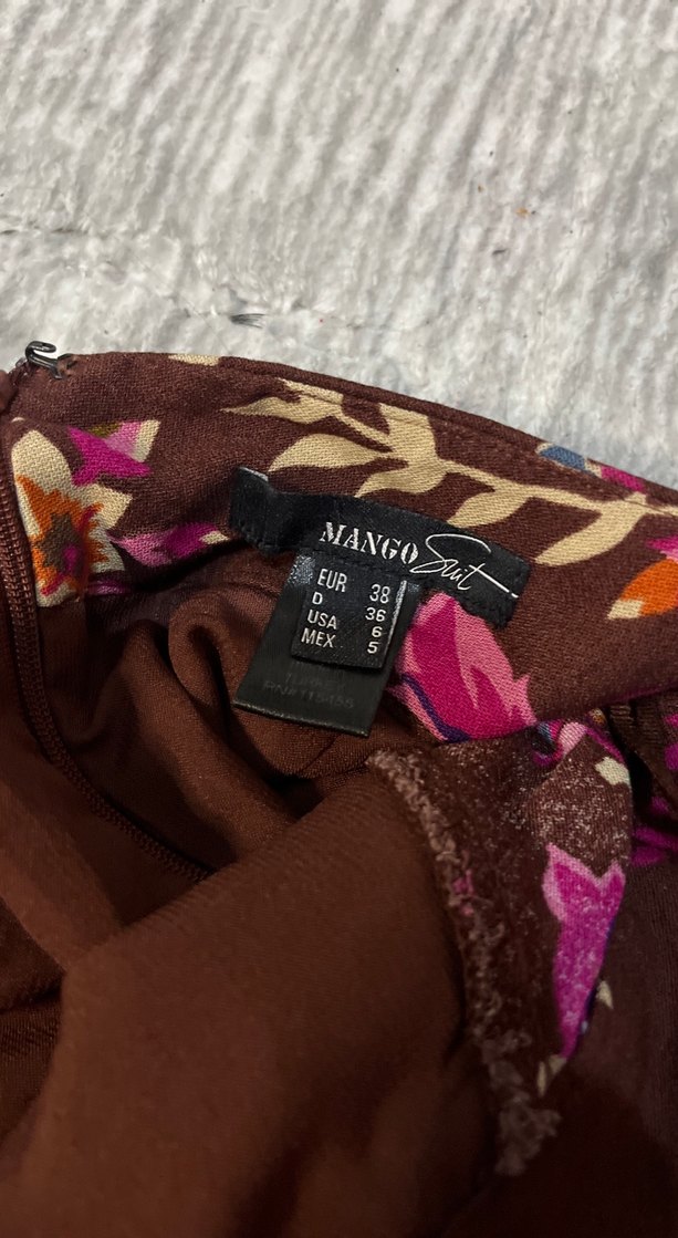 Bohem Çok Renkli Kısa Mini Etek - Görsel 2