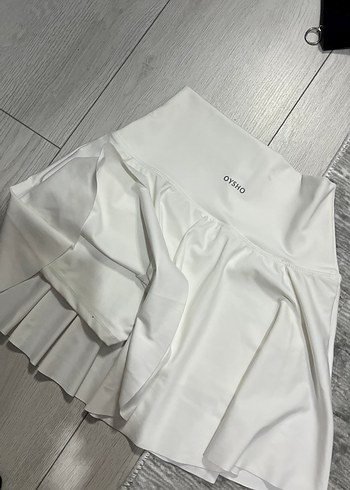 Beyaz Pileli Mini Etek - Görsel 2