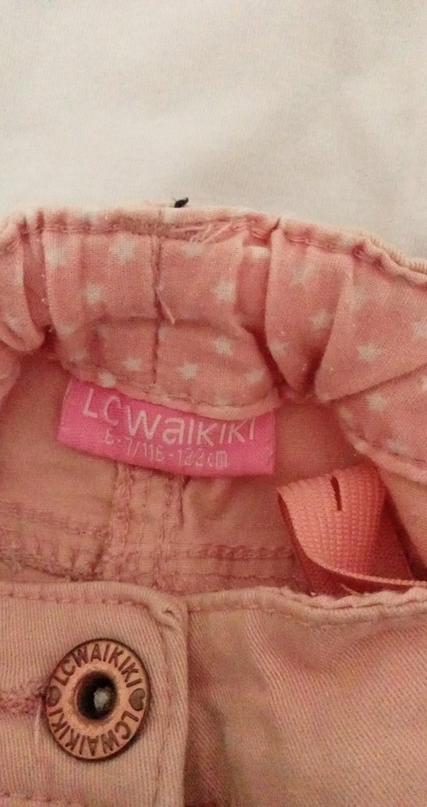 Kız Çocuk Pembe Nakışlı Tişört ve kot etek - Görsel 2