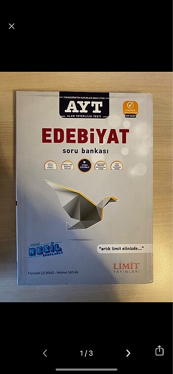 Limit Yayinlari AYT Edebiyat Soru Bankasi
