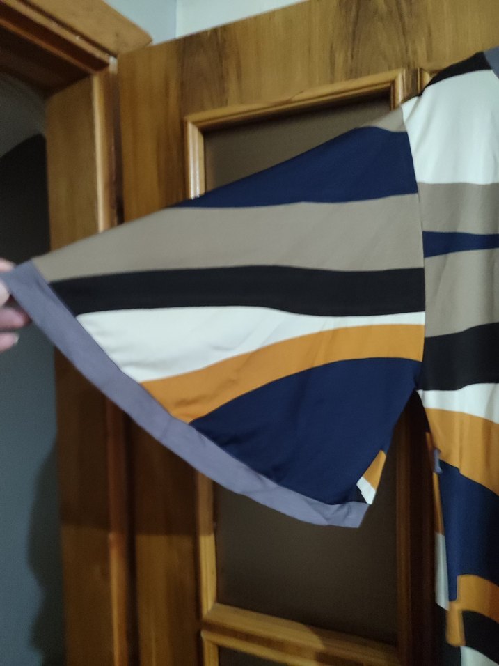 Çizgili Salaş  Tunik - Görsel 2