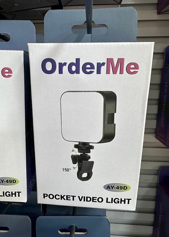 Telefon selfie LED Video Işığı Telefon Tutucu - Görsel 3