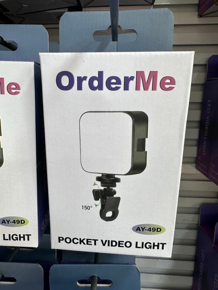 Telefon selfie LED Video Işığı Telefon Tutucu - Görsel 3