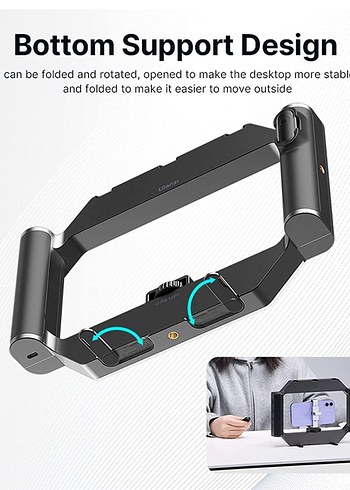 Renkli Işıklı Telefon Tutucu - Görsel 2