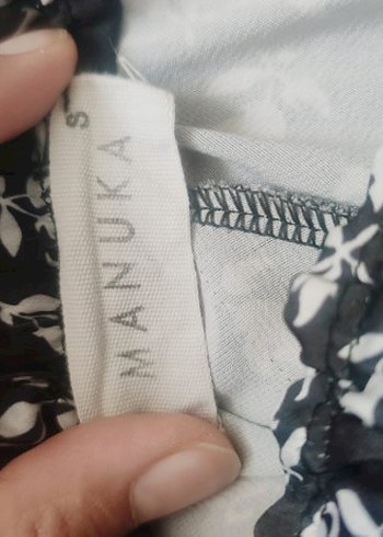 s Beden Manuka Kadın Siyah Uzun Etek