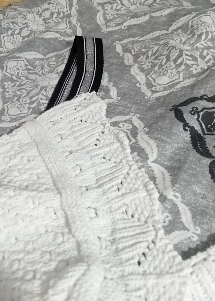 Örme Askılı Crop - Görsel 2