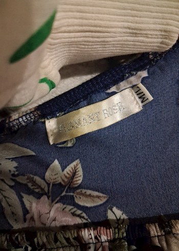 Flamant Rose Çiçekli Elbise - Görsel 3