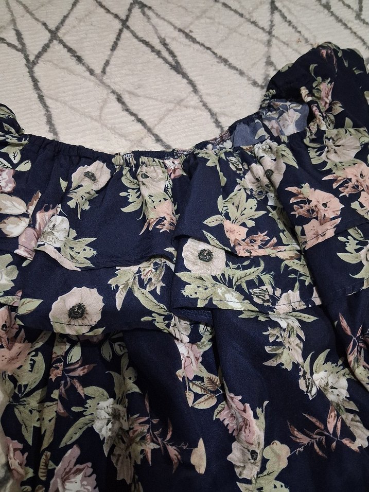 Flamant Rose Çiçekli Elbise - Görsel 4