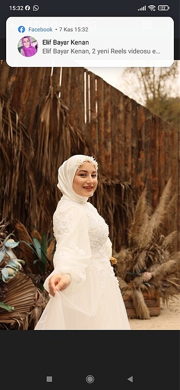 Diğer Helen Model Tesettür Gelinlik