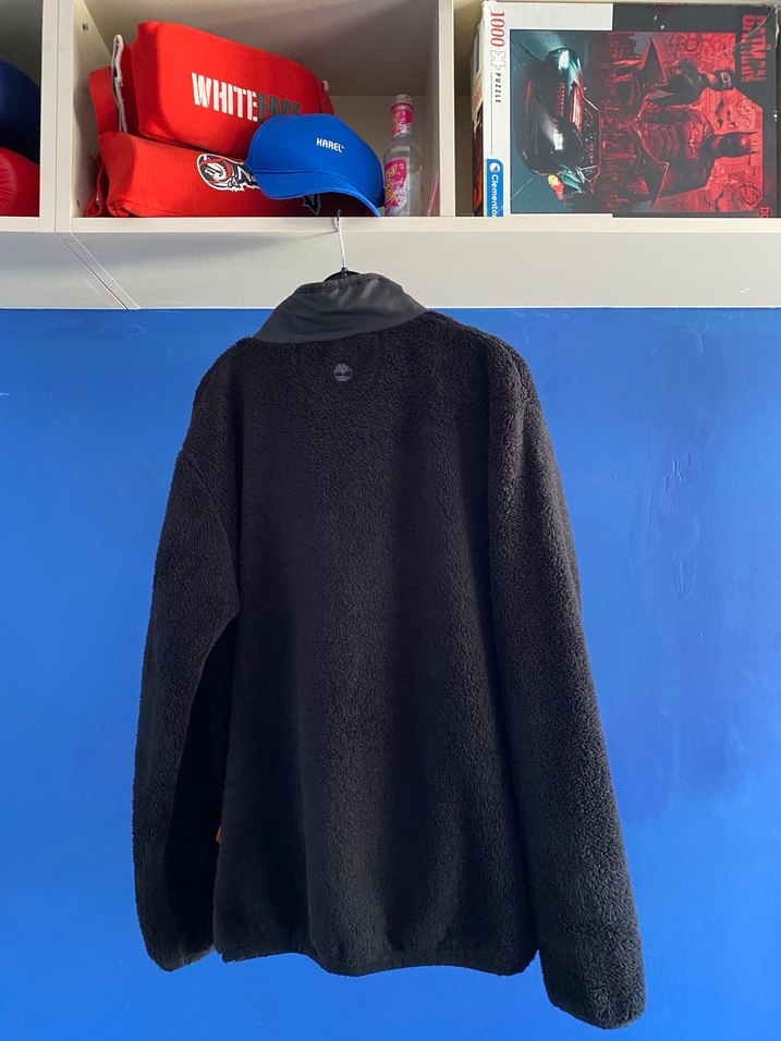 Erkek Siyah Polar Sweatshirt XL beden - Görsel 2