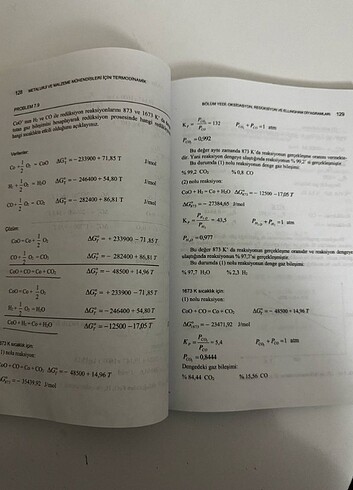 Beden Metalurji ve malzeme mühendisleri için termodinamik