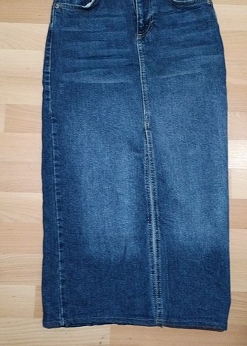 LC Waikiki Mavi Denim Uzun Yirtmaclietek