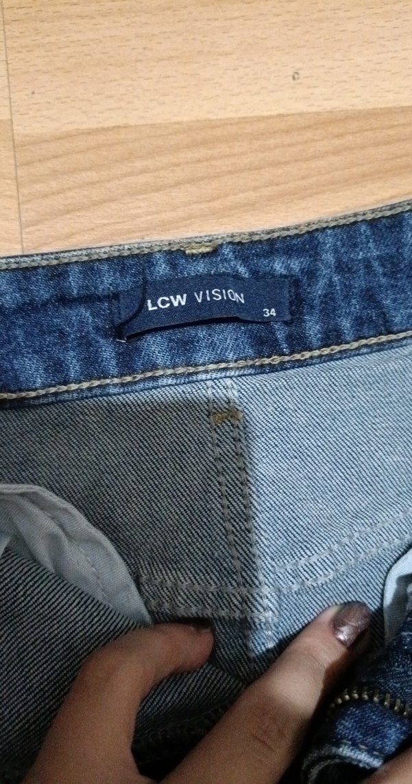 Mavi Denim Uzun  yırtmaçlıEtek — görsel 2/4