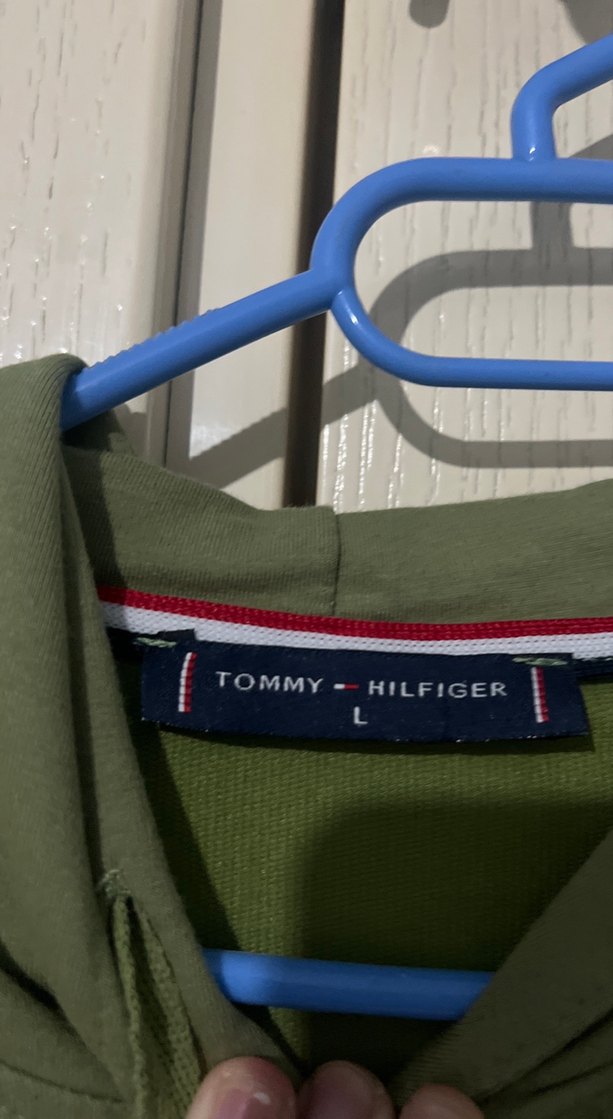 Tommy Hilfiger Kadın Haki Kapüşonlu Sweatshirt - Görsel 2