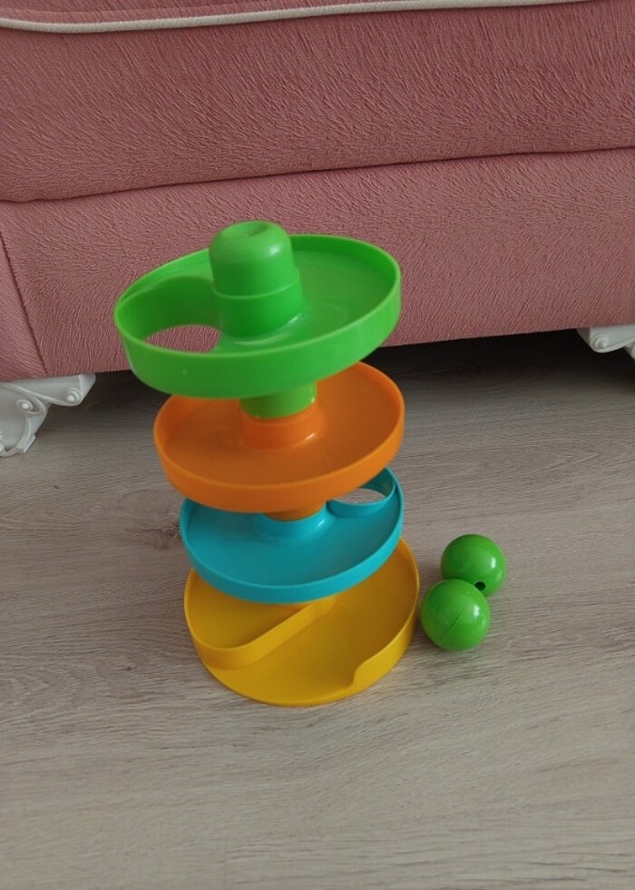Fisher price renkli bloklar ve neşeli toplar seti  - Görsel 3