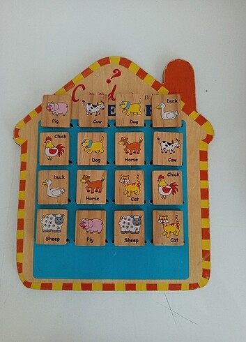 Fisher Price Eğitici ahşap bulmaca