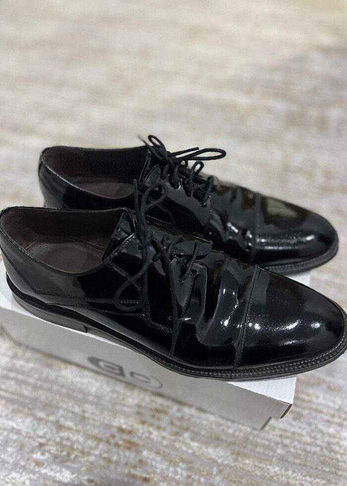 Derimod erkek parlak rugan ayakkabı  - Görsel 4