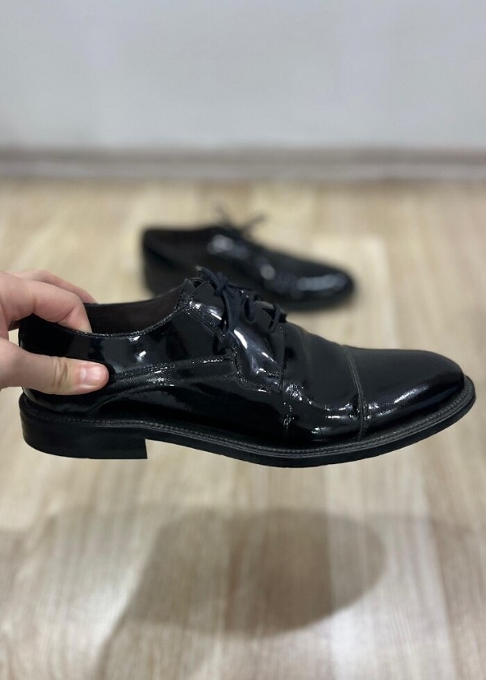 Derimod erkek parlak rugan ayakkabı  - Görsel 2
