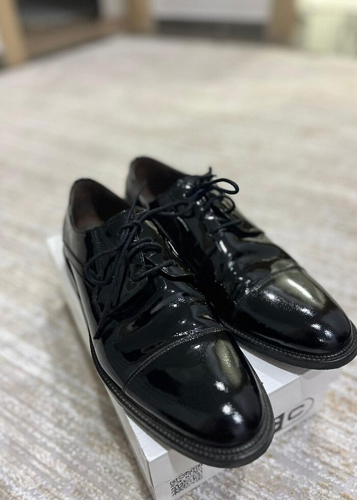 Derimod erkek parlak rugan ayakkabı  - Görsel 5
