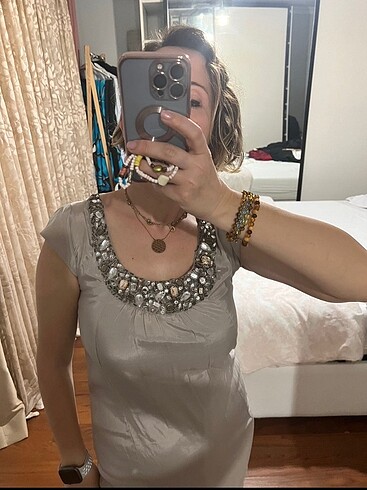 Dorothy Perkins Çok şık ve tarz bir saten gece elbisesi