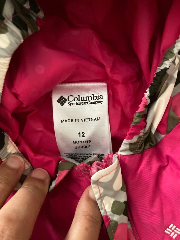Columbia Unisex Bebek Önlüğü 12 Ay Pembe - Görsel 2