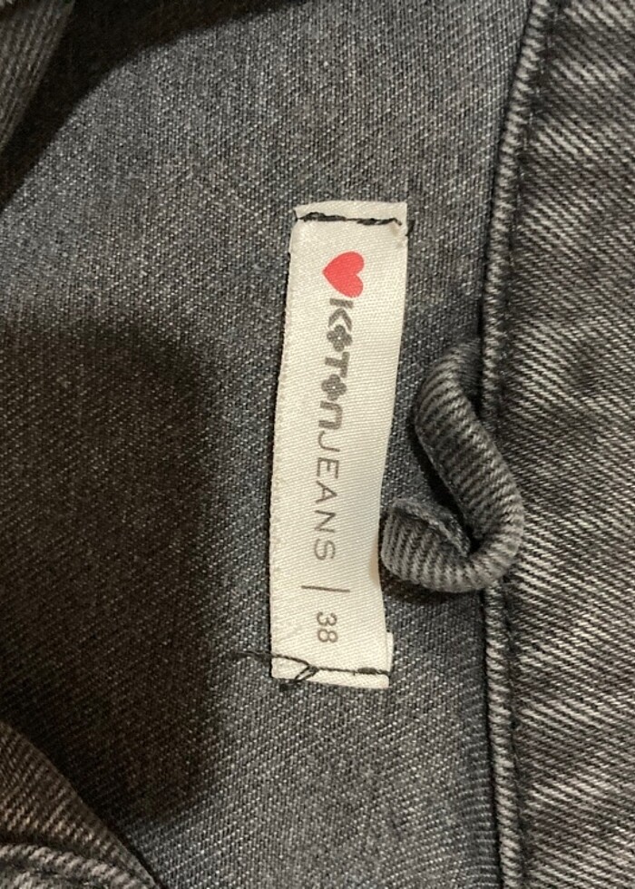 Koton kot jeans ceket - Görsel 2