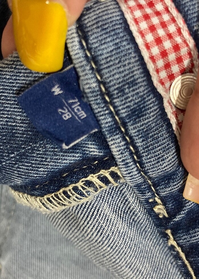 Kadın kot şort - Görsel 4