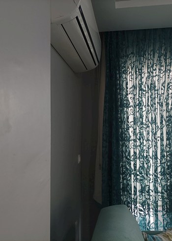 Turkuaz Nakışlı Bohem Tül Perde - Görsel 5