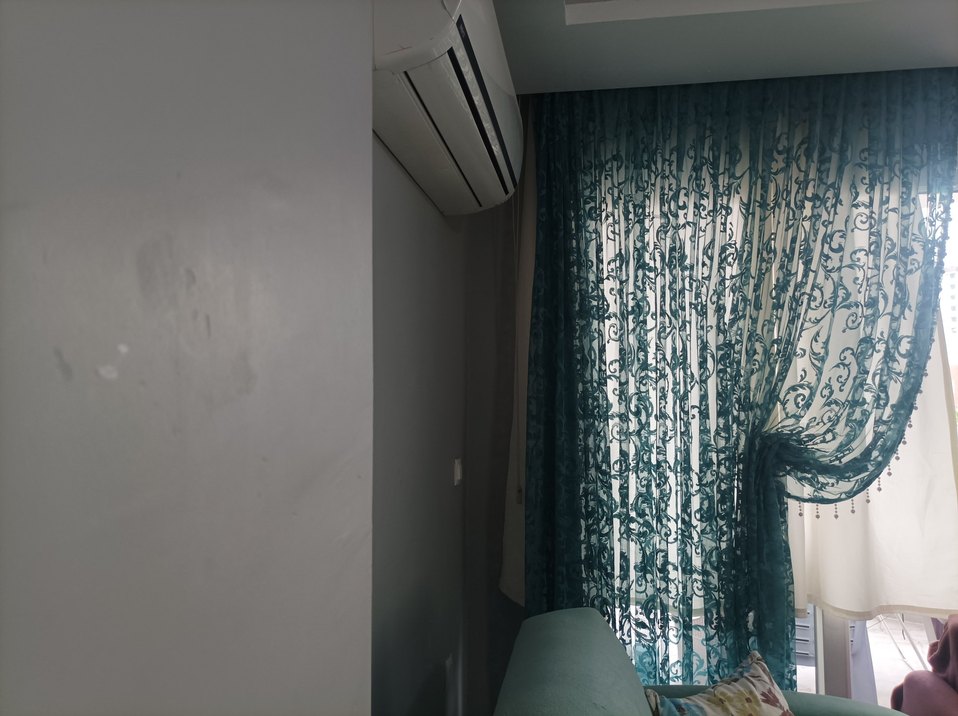 Turkuaz Nakışlı Bohem Tül Perde - Görsel 5