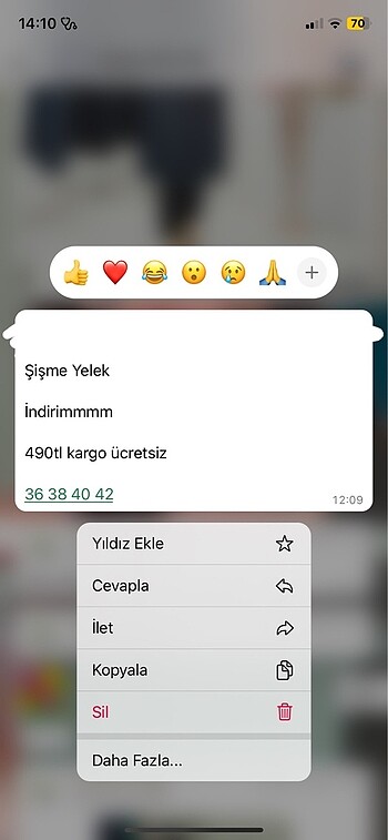 36 Beden Şişme yelek