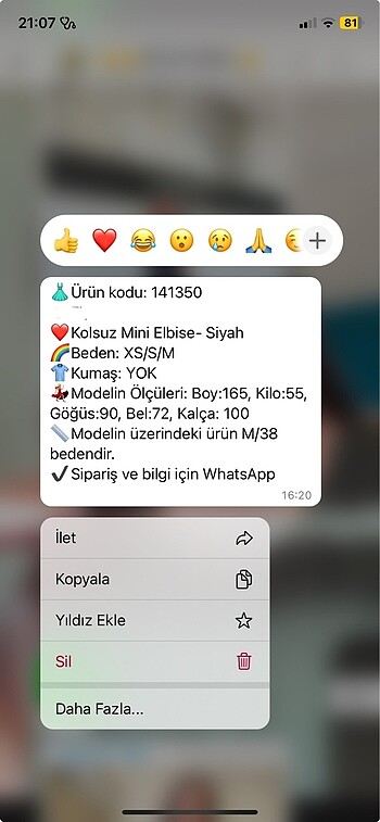 s Beden gri Renk Elbise